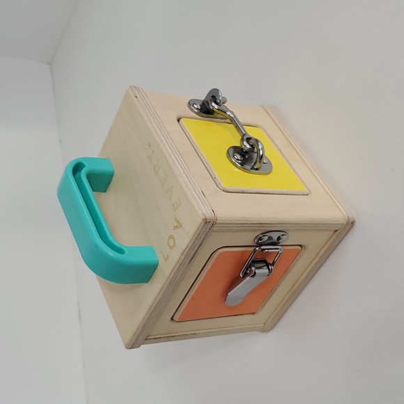 Lovevery Toys Lovevery The Lockbox Wooden Montessori Fine Motor Skill Toy Poshmark